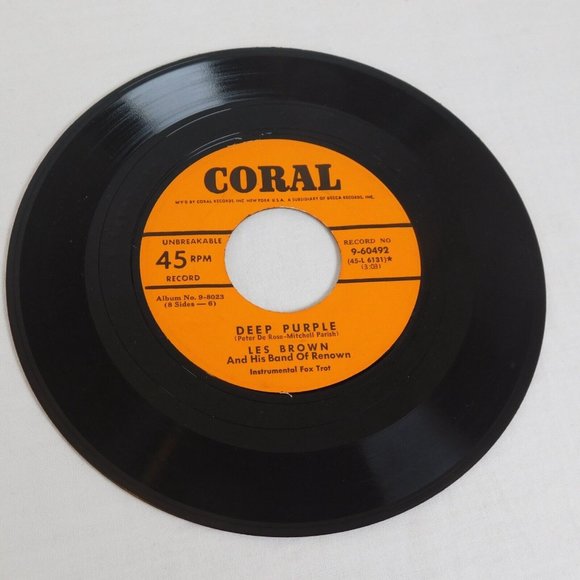 Over The Rainbow 1951 Les Brown 45 rpm 4 Record Set Coral Records Unbreakable - Picture 6 of 12